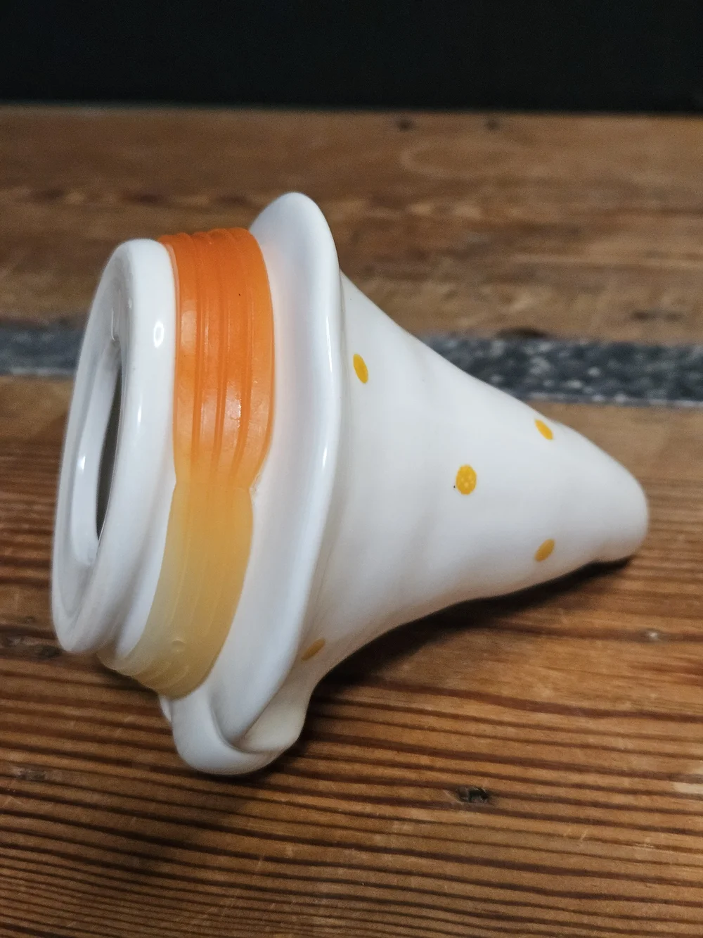 DW Home Ceramic Candle Jar in Bright Yellow